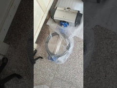 دریچه پروانه ای از فولاد ضد زنگ با پوشش PTFE و اکتور پنوماتیک