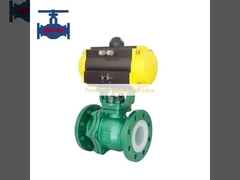 دریچه توپ فلنج پنوماتیک